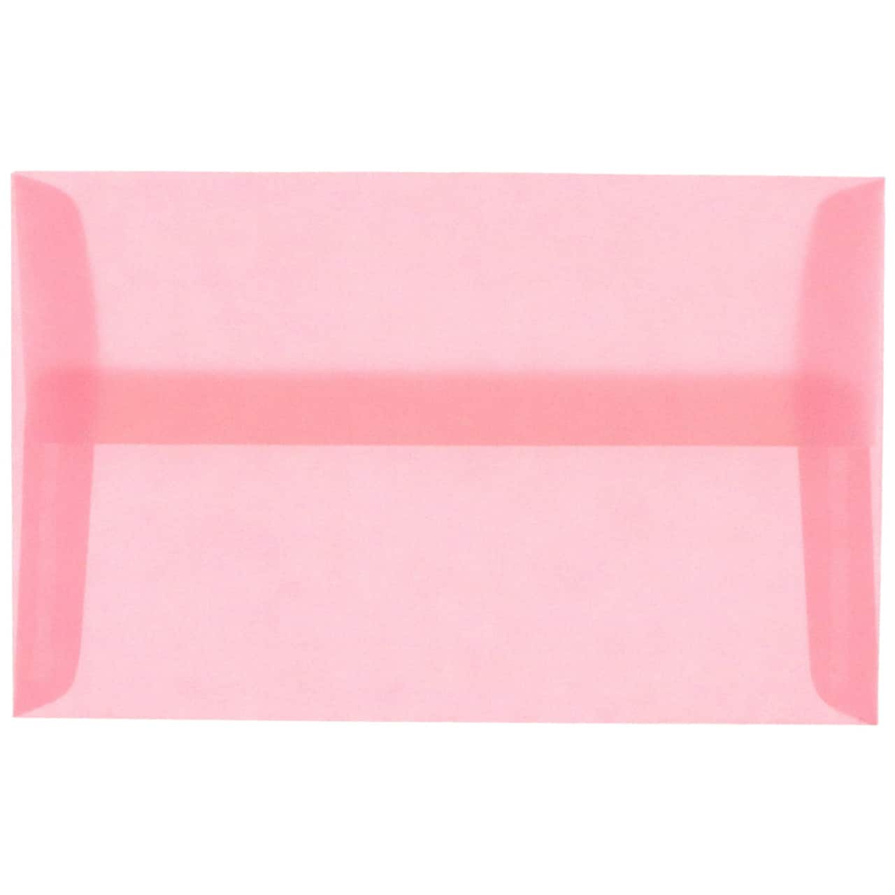 JAM Paper A10 Translucent Vellum Invitation Envelopes, 25ct.